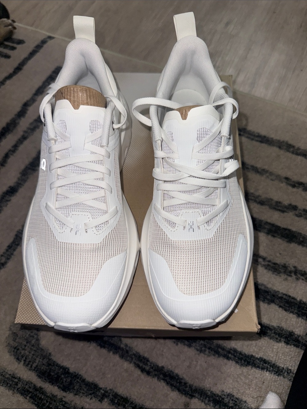 On Running Women's White Athletic Mesh Sneakers new with box